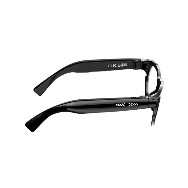 Black_Ai_Active_S5_Smart_Glasses_Tr90_Round_Clear_Lens_For_Unisex