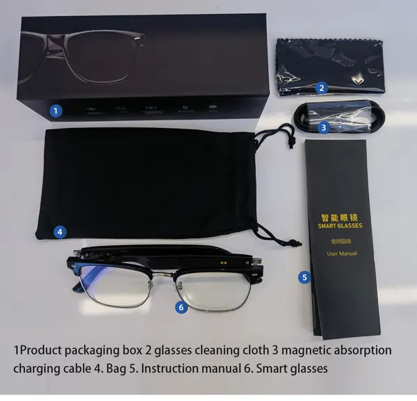 Black_Tr90_Rectangular_Smart_Tooth_Glasses_For_Unisex