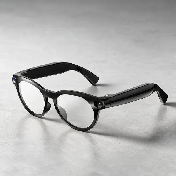 Black_Ai_Active_S5_Smart_Glasses_Tr90_Round_Clear_Lens_For_Unisex