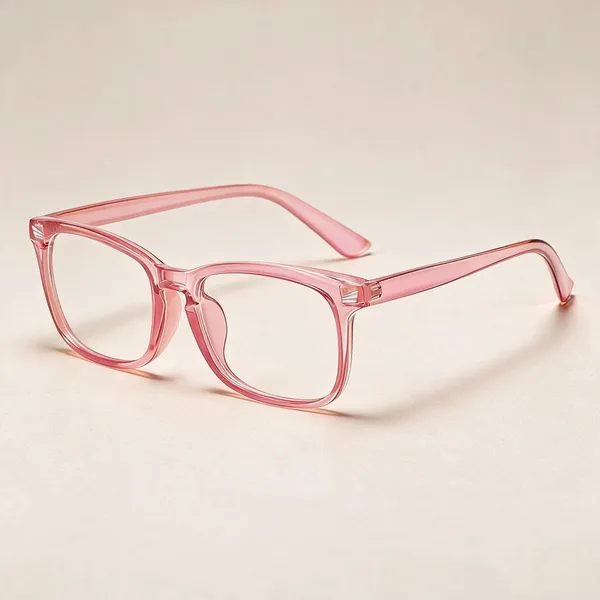Pink_Tr90_Transparent_Rectangular_Light_Blocking_Specs_For_Unisex