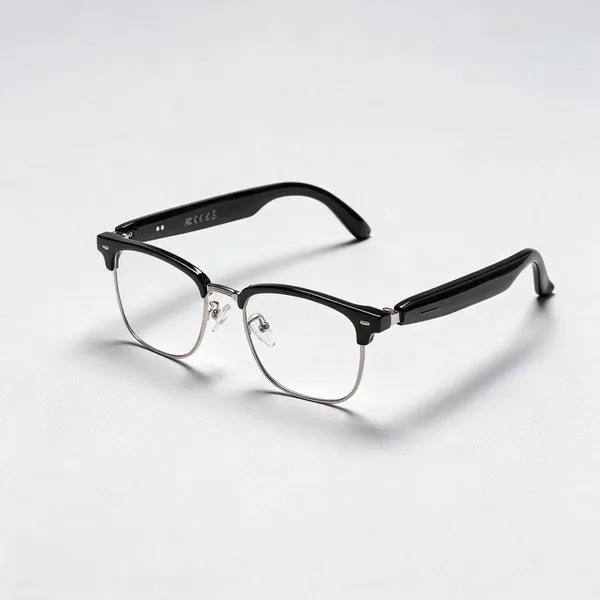 Black_Tr90_Rectangular_Smart_Tooth_Eyeglasses_For_Unisex