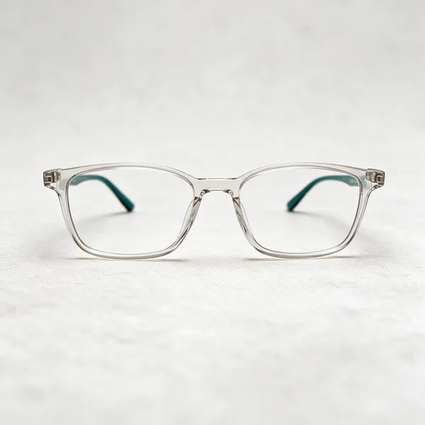 White_Tr_90_Two-Tone_Rectangular_Light_Blocking_Glasses_For_Unisex