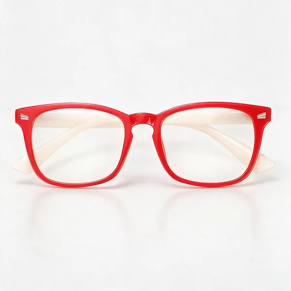 Red_Tr_90_Square_Light_Blocking_Glasses_For_Unisex