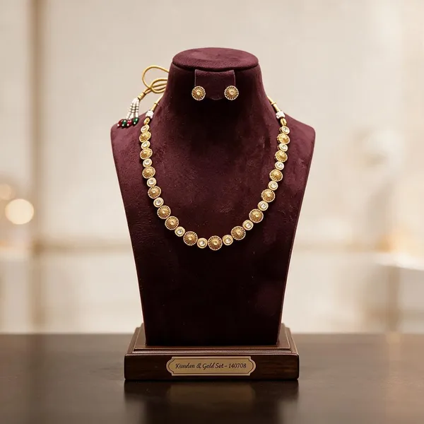 Gold_Plated_Brass_Kundan_Floral_Round_Motif_Necklace_Set_For_Women