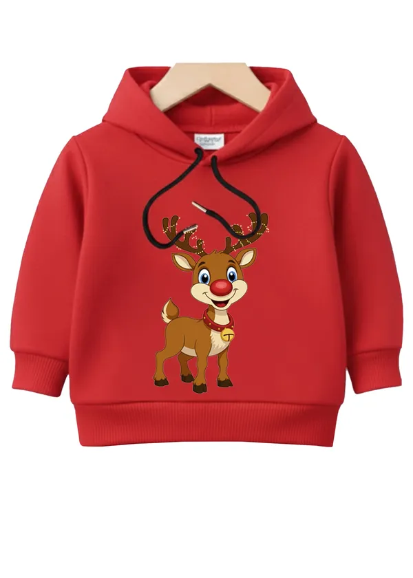 Red_Hooded_Sweatshirt_And_Jogger_Set_for_Girls