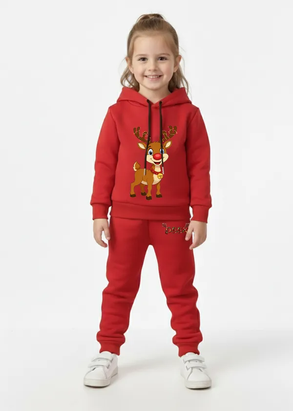 Red_Hooded_Sweatshirt_And_Jogger_Set_for_Girls