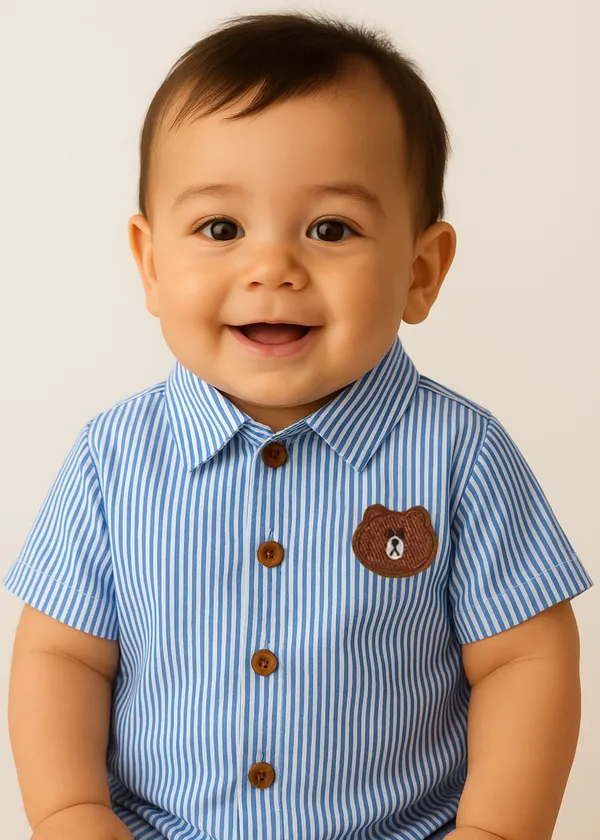 Blue_Striped_Short_Sleeve_Shirt_for_Baby_Boys
