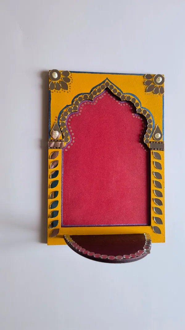 Pine_Mdf_Traditional_Floral_Arch_Wall_Mounted_Pooja_Mandir_Set_Of_1
