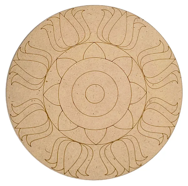 Pine_Mdf_Traditional_Floral_Mandala_Engraved_Round_Wall_Decor_Set_Of_1