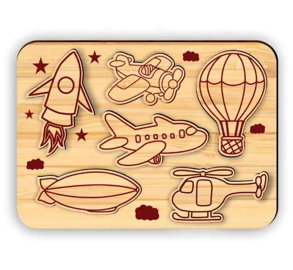 Pine_Mdf_Air_Vehicles_Educational_Puzzle_Board_For_Kids_Set_Of_1
