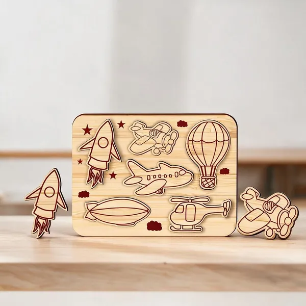 Pine_Mdf_Air_Vehicles_Educational_Puzzle_Board_For_Kids_Set_Of_1