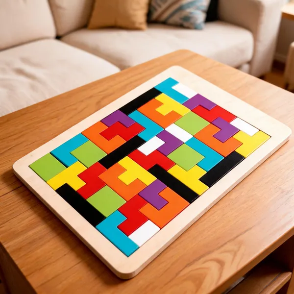 Colourful_Geometric_Pattern_Pine_Mdf_Puzzle_Board_Set_Of_1