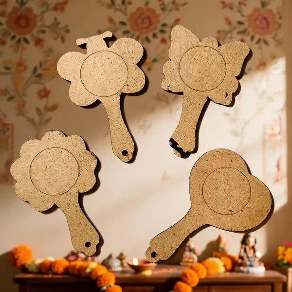 Pine_Mdf_Flower_Heart_Shape_Hand_Mirror_Craft_Blanks__Set_Of_4