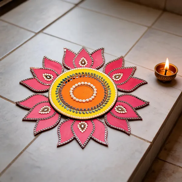 Pine_Mdf_Festive_Embellished_Lotus_Pattern_Rangoli_Set_Of_1