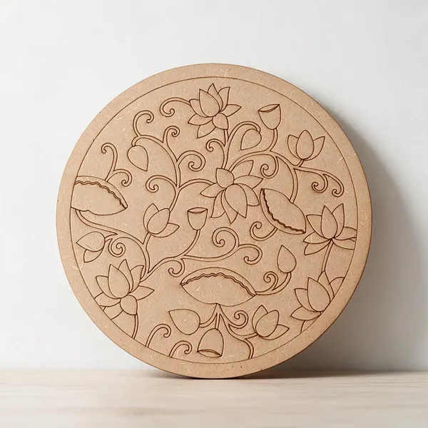 Pine_Mdf_Traditional_Lotus_Engraved_Decorative_Plate_Set_Of_1