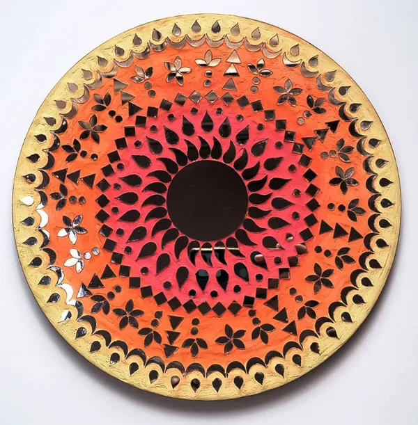 Pine_Mdf_Traditional_Geometric_Floral_Round_Wall_Mirror_Set_Of_1