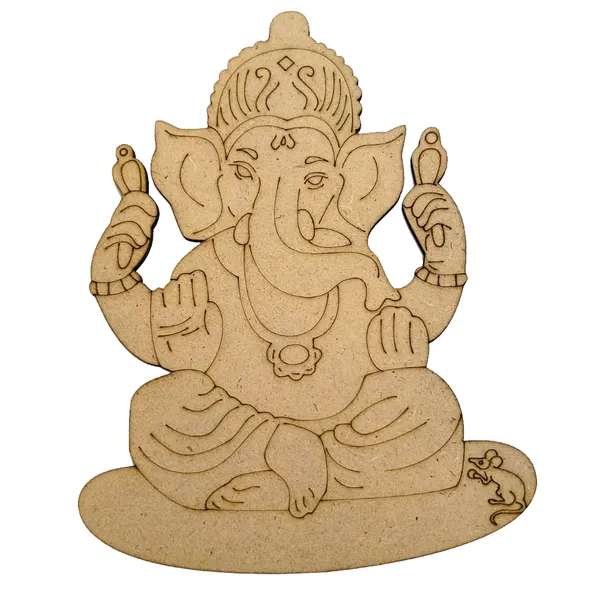 Pine_Mdf_Religious_Engraved_Ganesha_Decorative_Idol_Set_Of_1