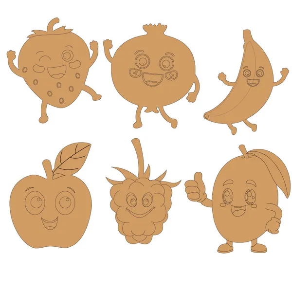 Pine_Mdf_Fruit_Character_Colouring_Craft__Set_Of_6