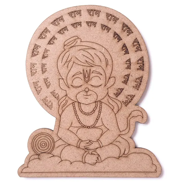 Pine_Mdf_Religious_Engraved_Bal_Hanuman_Tabletop_Figurine_Set_Of_1