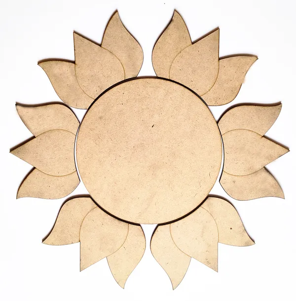 Pine_Mdf_Sunflower_Pattern_Decorative_Wall_Decor_Set_Of_1
