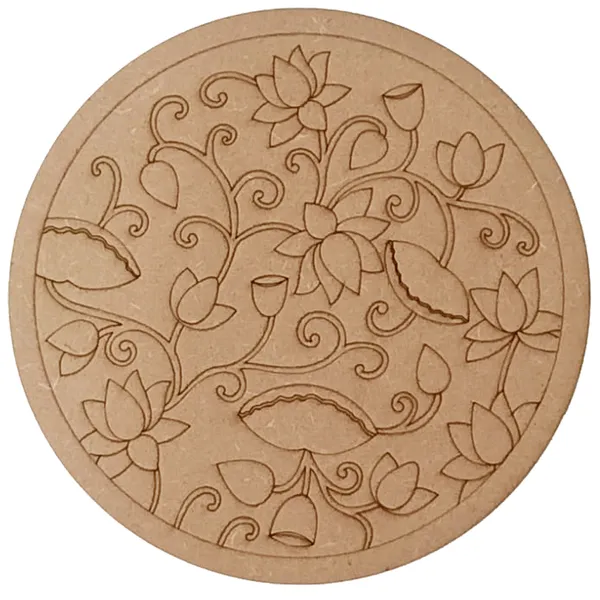 Pine_Mdf_Traditional_Lotus_Engraved_Decorative_Plate_Set_Of_1