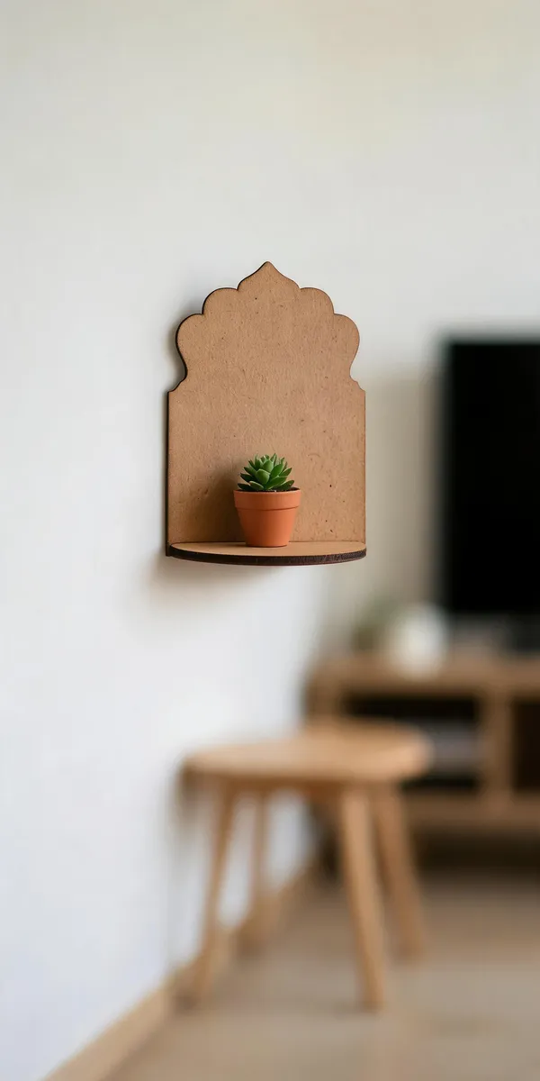 Pine_Mdf_Traditional_Scalloped_Arch_Wall_Mounted_Display_Shelf_Set_Of_1