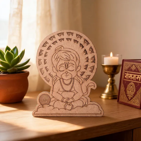 Pine_Mdf_Religious_Engraved_Bal_Hanuman_Tabletop_Figurine_Set_Of_1
