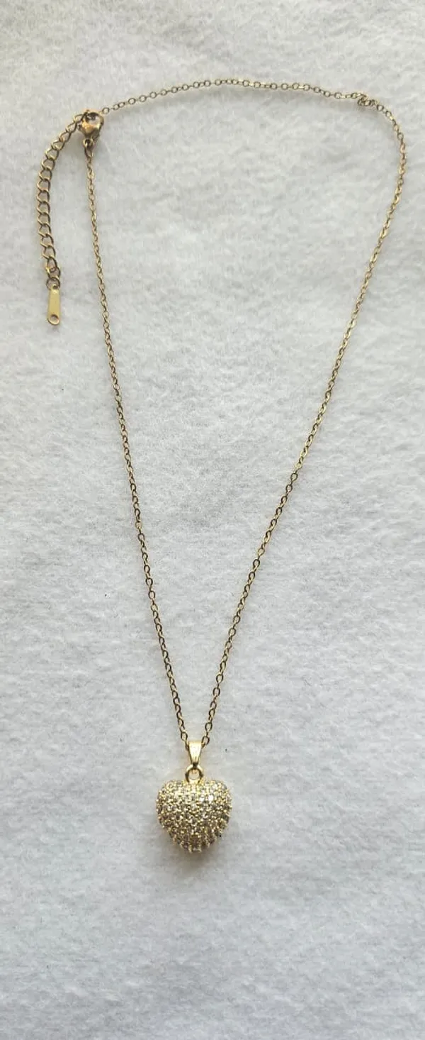 Gold_18K_Plated_Pave_Zircon_3D_Heart_Pendant_Necklace_For_Women