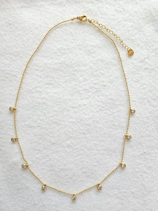 Gold_18K_Plated_Crystal_Drop_Choker_Pendant_Necklace_For_Women