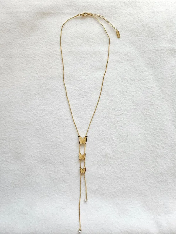Gold_Stainless_Steel_Layered_Butterfly_Lariat_Necklace_For_Women
