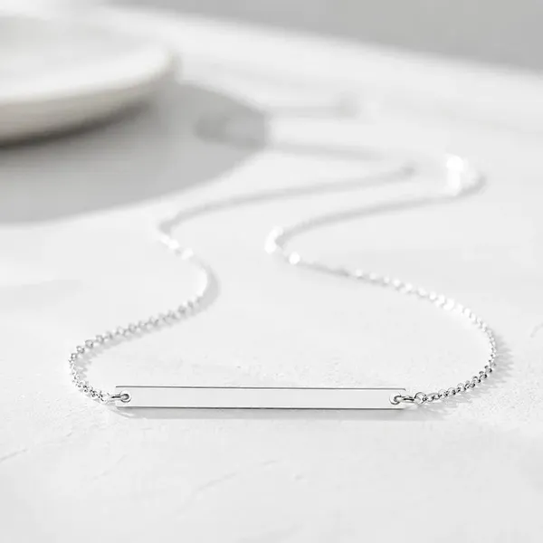 Silver_Stainless_Steel_Minimal_Horizontal_Bar_Pendant_Necklace_For_Women