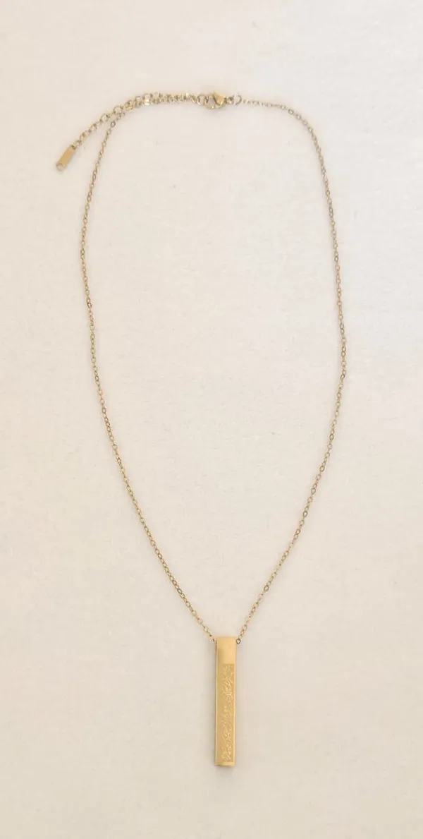 Gold_Stainless_Steel_Engraved_Bar_Pendant_Necklace_For_Women