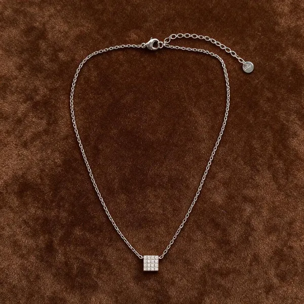 3D_Geometric_Cnc_Square_Cube_Pendant_Necklace_Incorporating_Pave_Set_Zircon_Inlays_Along_Its_Facets_(Silver)
