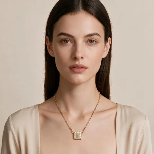 3D_Geometric_Cnc_Square_Cube_Pendant_Necklace_Incorporating_Pave_Set_Zircon_Inlays_Along_Its_Facets_(Gold)