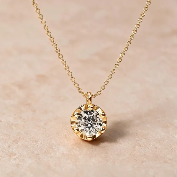 Sweet_Round_Solitaire_Crystal_Pendant_Necklace_With_Sparkling_Round_Cut