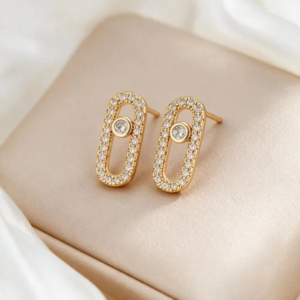 Pave_Set_Link_Frame_Retro_Inspired_Earings