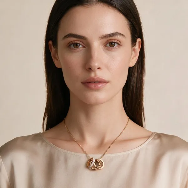 Charming_Interlocking_Ring_Cluster_Pendant_Necklace_With_Three_Interlocked_Aesthetic_Bands_(Rose_Gold)