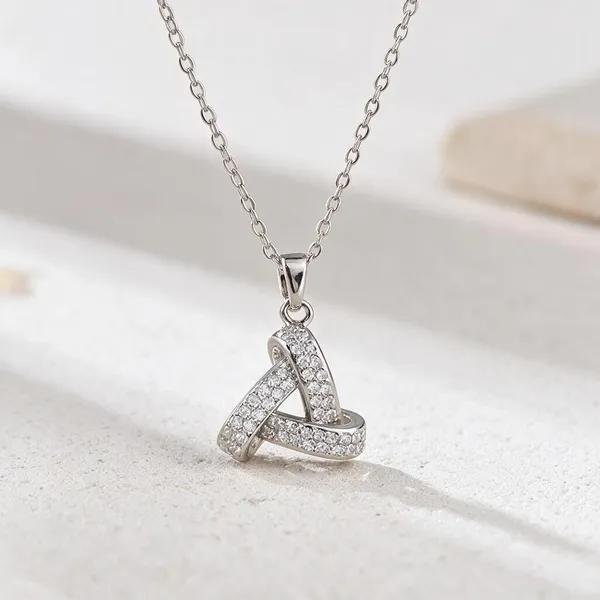 Silver_Stainless_Steel_Cz_Pave_Geometric_Triangle_Pendant_Necklace_For_Women