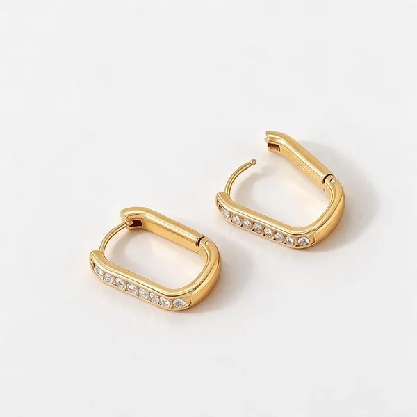 Gold_Stainless_Steel_Rhinestone_Squared_Huggie_Hoop_Earrings_For_Women