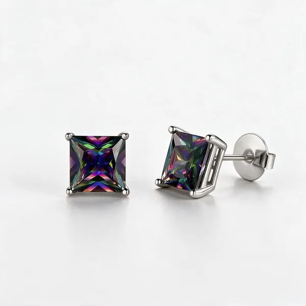 Princess_Cut_Cubic_Vibrant_Rainbow_Mystic_Zirconia_Stones_Stud_Earrings_(Silver)