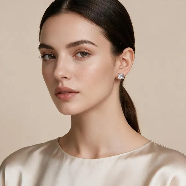 Princess_Cut_Cubic_Classcic_Clear_Zirconia_Stones_Stud_Earrings_(Silver)