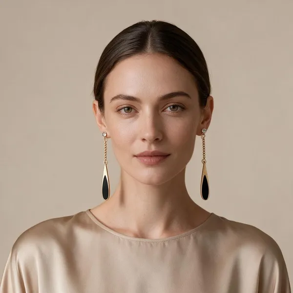 Dramatic_Water_Droplets_Tassel_Stud_Earings_With_Suspending_Long_Chain_(Gold)