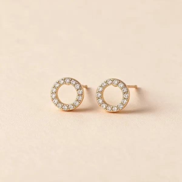 Gold_Stainless_Steel_Cz_Pave_Circular_Halo_Stud_Earrings_For_Women
