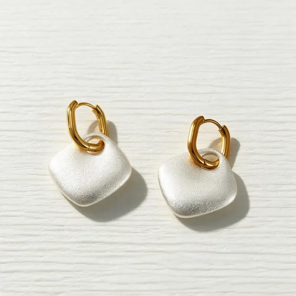 Modern_Drop_Huggie_Earrings_For_Women