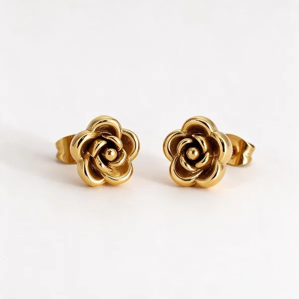 Handmade_Rose_Stud_Earrings_For_Women