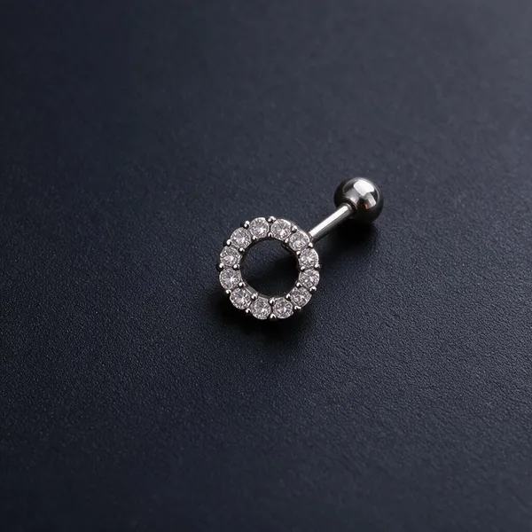 Versatile_Circular_Pave_Set_Stud_Earrings_Featuring_Full_Halo_Of_Brilliant_Clear_Cubic_Zirconia_Stones_(Silver)