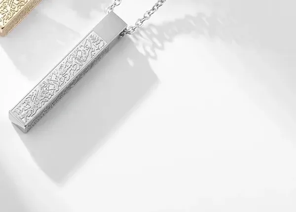 Silver_Stainless_Steel_Engraved_Rectangular_Bar_Pendant_Necklace_For_Women