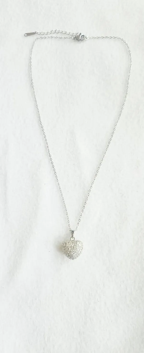 Silver_Stainless_Steel_Pave_Zircon_Heart_Pendant_Necklace_For_Women