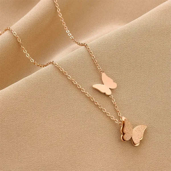 Gold_18K_Plated_Layered_Butterfly_Charm_Necklace_For_Women