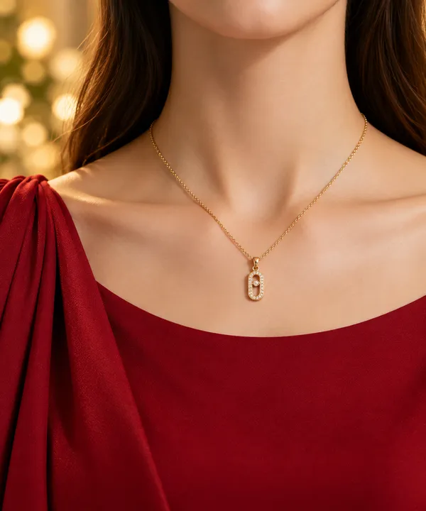 Elegant_Oval_Crystal_Pendant_Necklace_Featuring_a_Gold-tone_Openwork_Frame_and_Sparkling_Crystal_Details_(Gold)